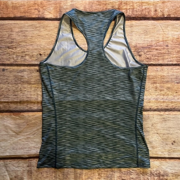 Women’s Iron Joc Racer Back Tank Top in Emerald Heather Green Size Medium - Picture 3 of 7